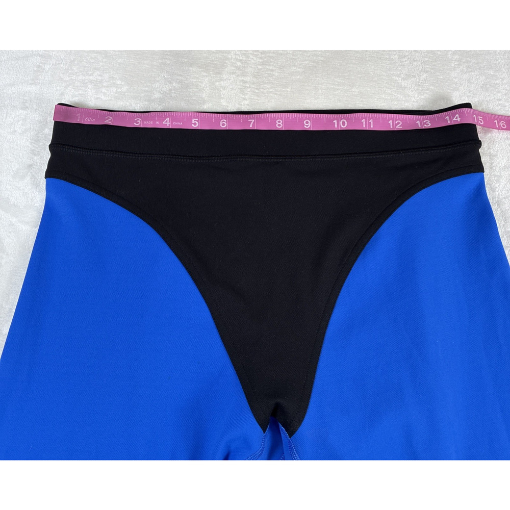 Lululemon Wunder Train Aerobic HR Tight 25" Blue & Black Size 10 Twill Charity - Picture 2 of 8
